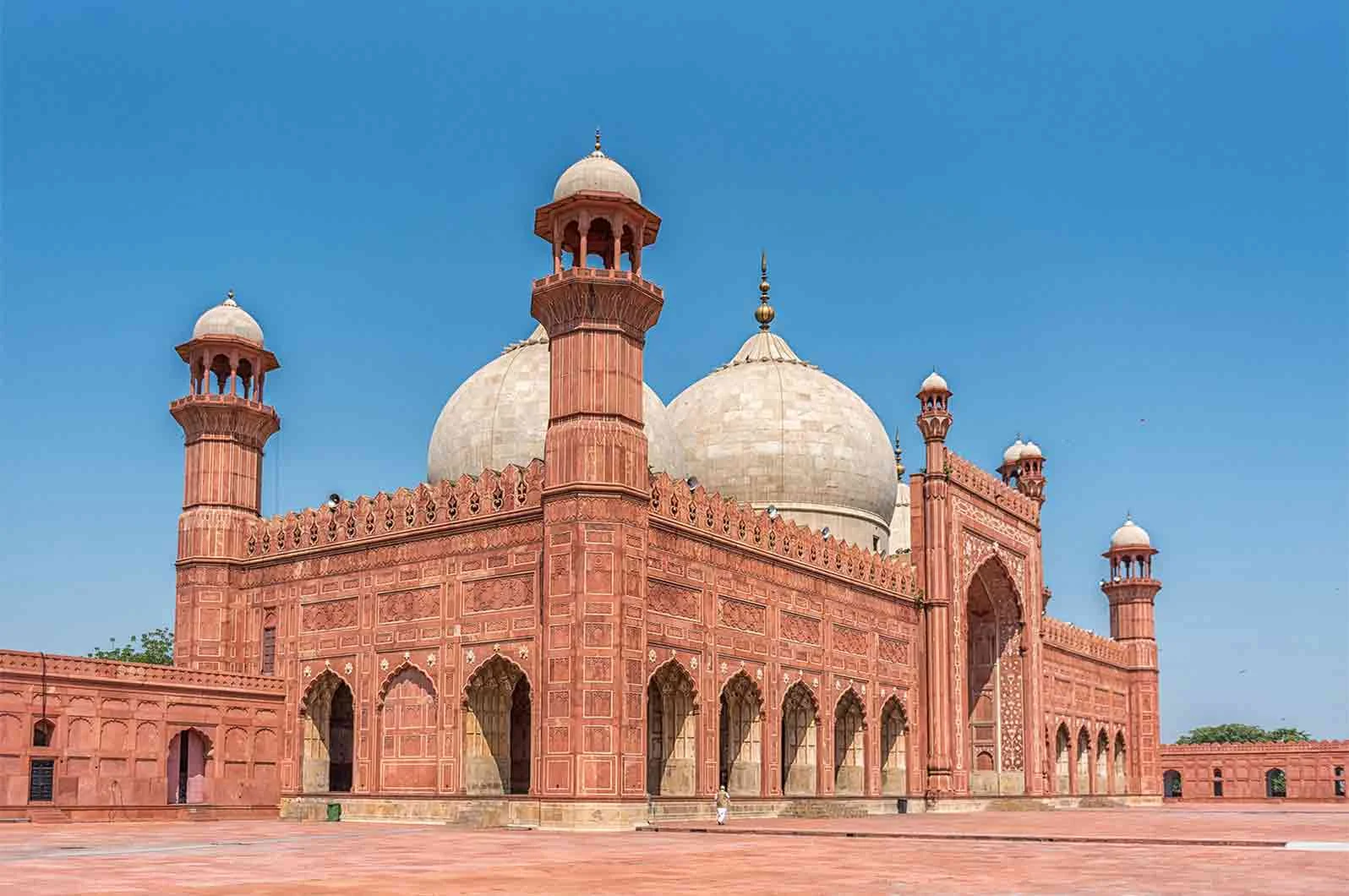 Badshahi Mosque in Pakistan. 