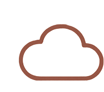 Icon for IT cloud. 