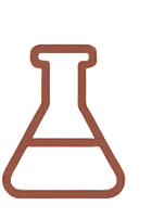 Icon for chemical tube. 