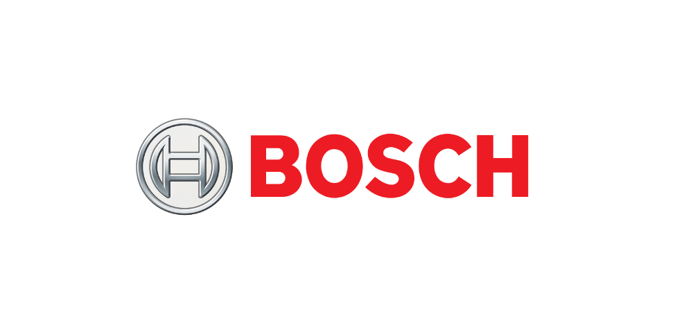 Silver Bosch symbol with 