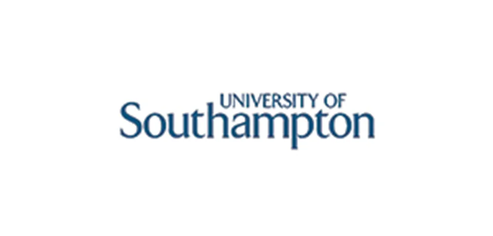 The blue logo of the University of Southampton.