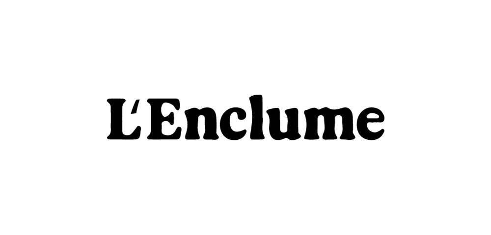 The black, bold-lettered logo of L'Enclume.